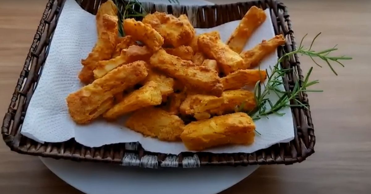 Mandioca Assada Na Airfryer Muito Crocante