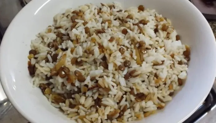 Arroz com Lentilha