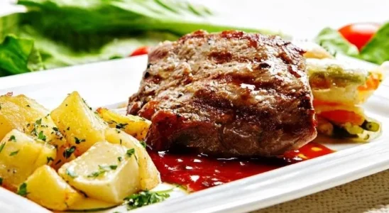 Carne Assada com Batata na panela de pressão