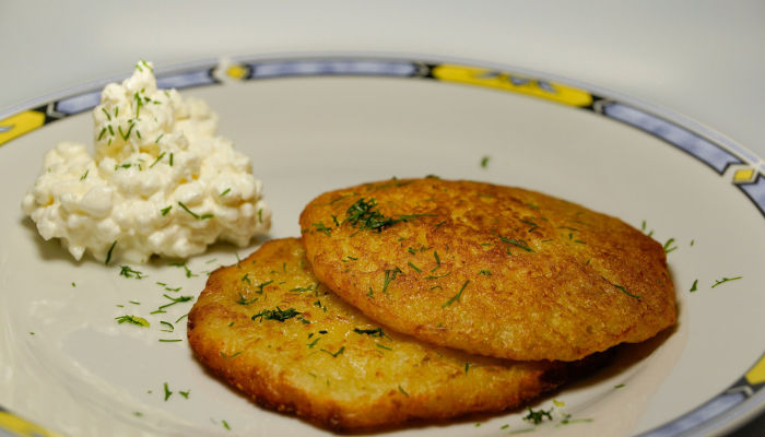 panqueca de batata incrível