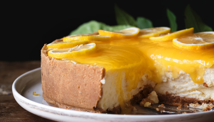 cheesecake de limão-siciliano