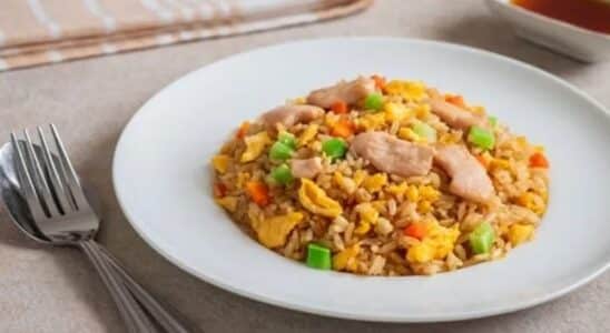 Arroz com frango