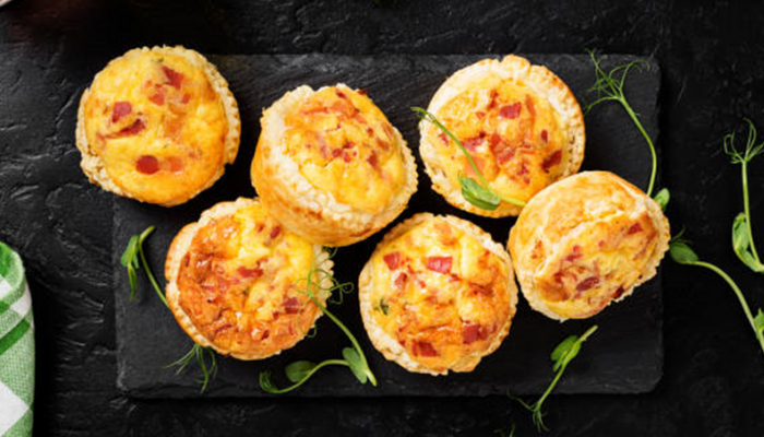 Maravilhoso Quiche integral de queijo