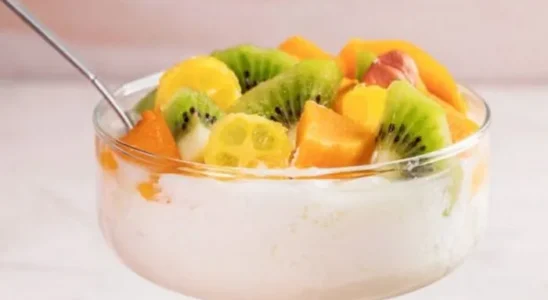 Salada de frutas com Creme de Limão