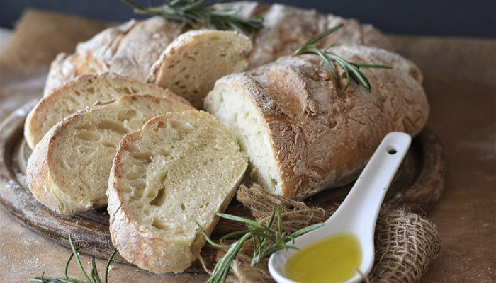 delicioso pão ciabatta