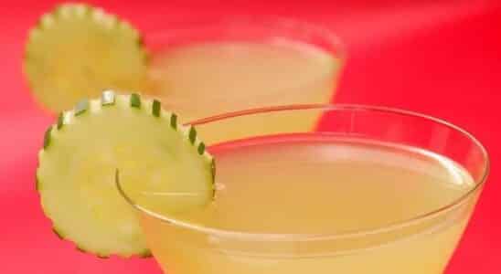 Cucumber Martini Saboroso