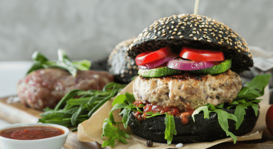 Pão de Hambúrguer black burguer ou pão de hambúrguer preto