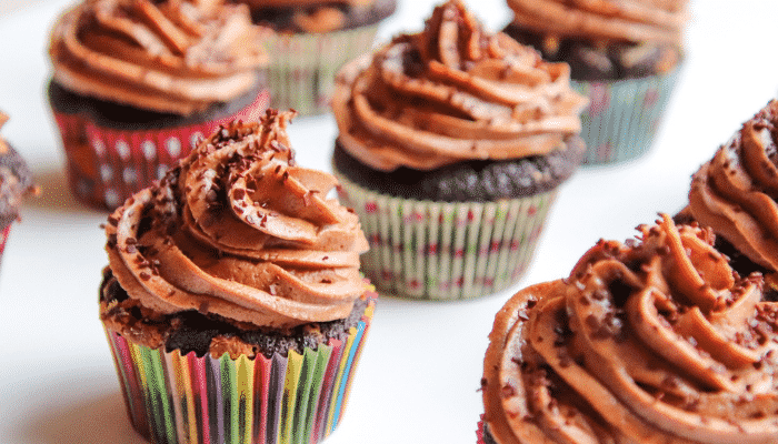 Receita de Cupcake de chocolate fofinho