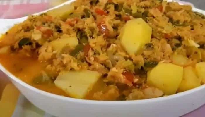 Bacalhau ao molho delicioso super fácil