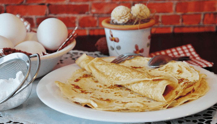 Receita rápida de massa de crepe