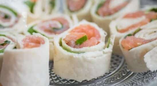 Receita de canapés de salmão super fácil