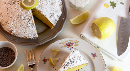 Receita de bolo de limão com ricota