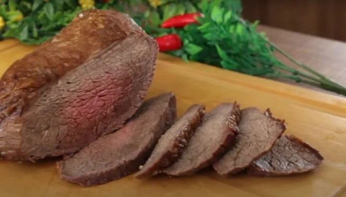 Picanha ao forno com sal grosso delicioso