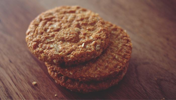 Receita de biscoito saudável com aveia e mel