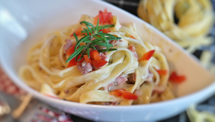 Receita de macarrão super diferente.